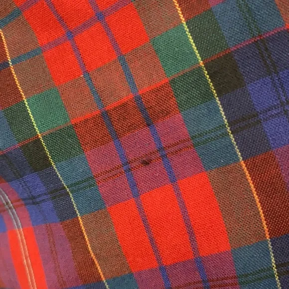 Levi’s vintage 70s pearl snap button plaid shirt