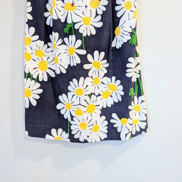 LILLY PULITZER Bright Navy Look Lady Dress 4 Navy Blue White Daisies Ladybugs