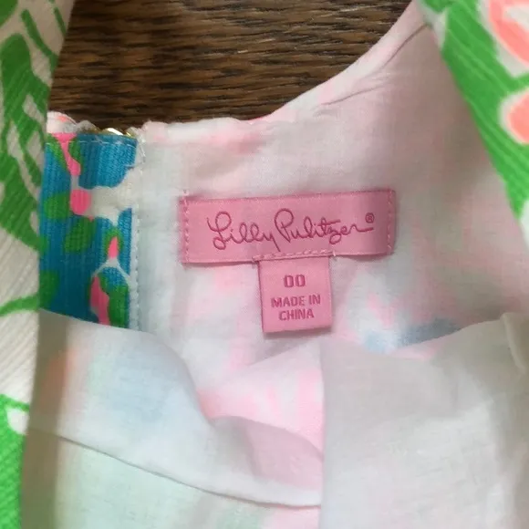 Lilly Pulitzer Cathy Shift Dress Hibiscus Stroll