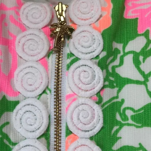 Lilly Pulitzer Cathy Shift Dress Hibiscus Stroll