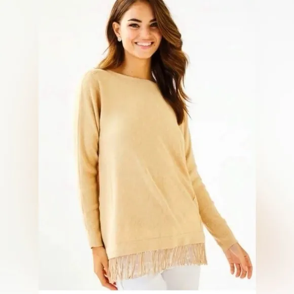 Lilly Pulitzer Fringe Sweater