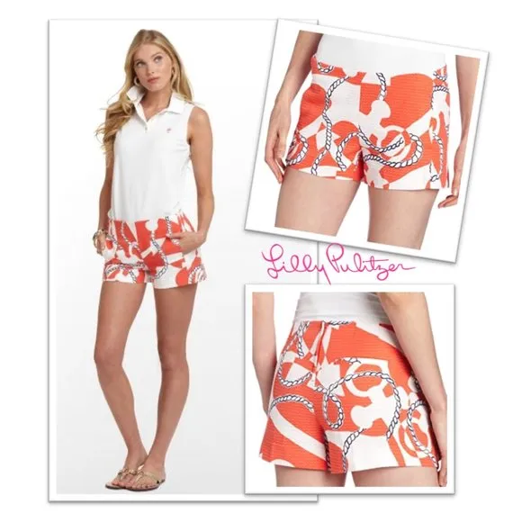 Lilly Pulitzer Liza Booze Cruise Shorts - Style 54781 NWOT!