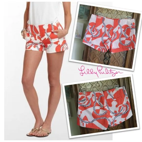 Lilly Pulitzer Liza Booze Cruise Shorts - Style 54781 NWOT!