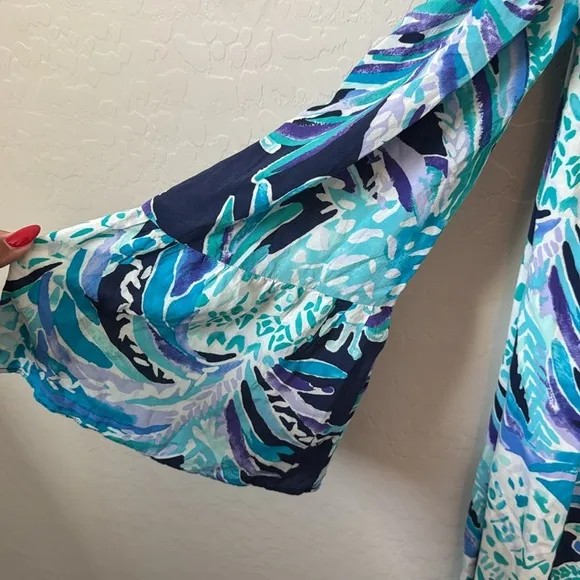 Lilly Pulitzer Nevie Off Shoulder Dress in Alotta Colada Pineapple Size XS