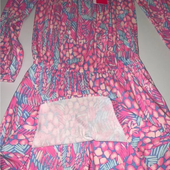 Lilly Pulitzer NWT Lana Skort Romper Pink Sorbet High Altitude $138 Size XXS,XS