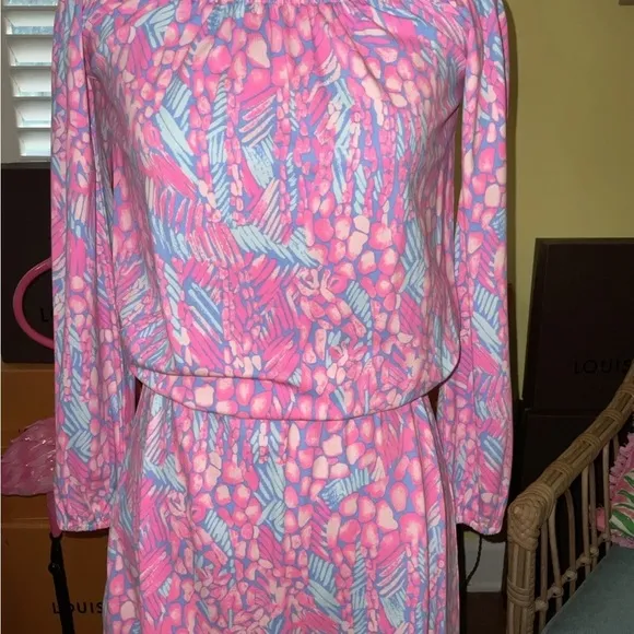 Lilly Pulitzer NWT Lana Skort Romper Pink Sorbet High Altitude $138 Size XXS,XS