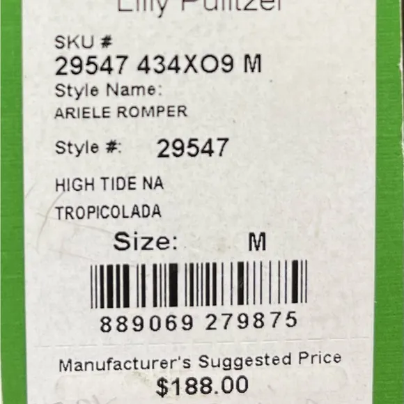 Lilly Pulitzer romper!