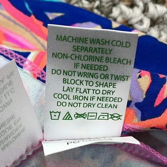 LILLY PULITZER Sophie Blue Drop Me A Lime Jersey Tunic Dress Sz XXS BONUS TOTE