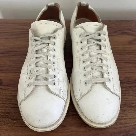 Linds Men’s size 7.5 D White Leather Right Handed Bowling Shoes #798746462