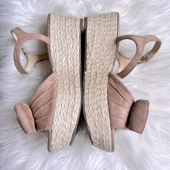 Liz Claiborne bow espadrille wedges