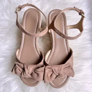 Liz Claiborne bow espadrille wedges