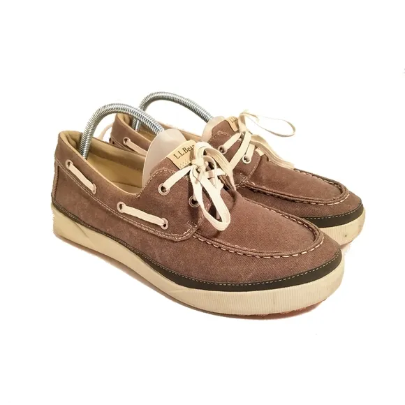 L.L. Bean Canvas Boat Shoes