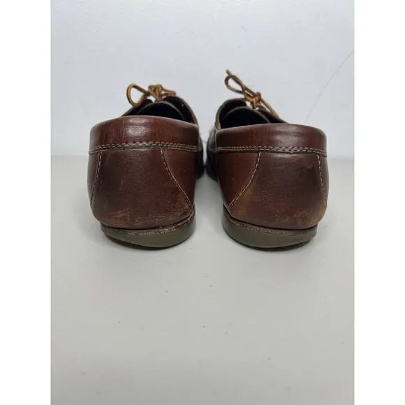 LL Bean Handsewn Moccasins Boat Casual Shoe Leather Men’s Size 11D