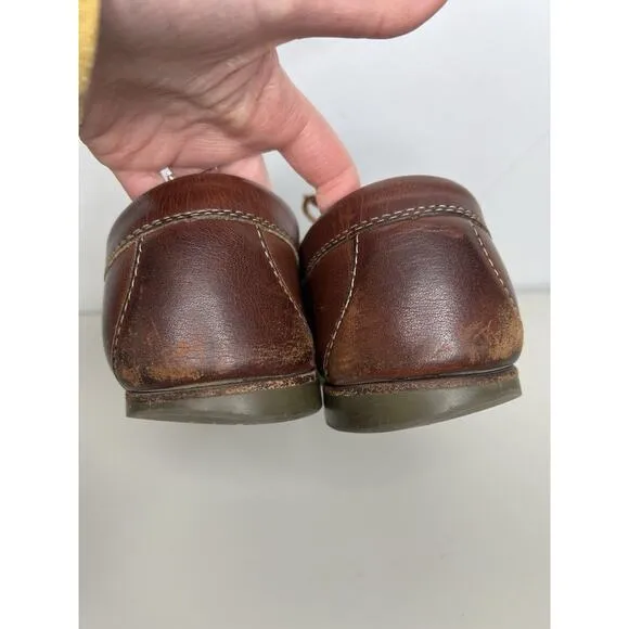 LL Bean Handsewn Moccasins Boat Casual Shoe Leather Men’s Size 11D