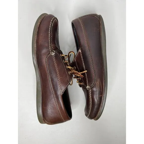 LL Bean Handsewn Moccasins Boat Casual Shoe Leather Men’s Size 11D