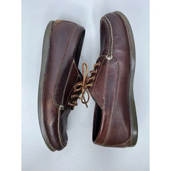 LL Bean Handsewn Moccasins Boat Casual Shoe Leather Men’s Size 11D