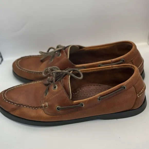 L.L. Bean Men's Boat Mocs Sz 12 Brown