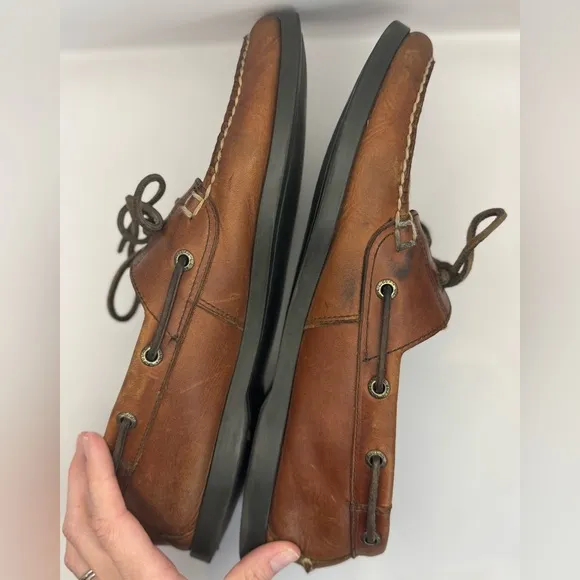 L.L. Bean Men's Boat Mocs Sz 12 Brown