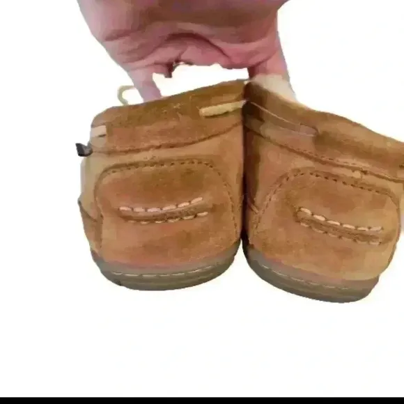 L.L. Bean Men's Tan  Wicked Good Moccasins 13