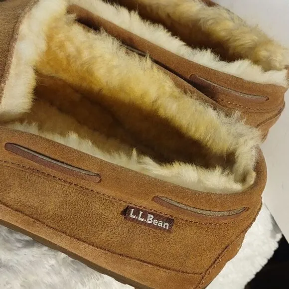 L.L.Bean Men's Fur Lined Moccasins