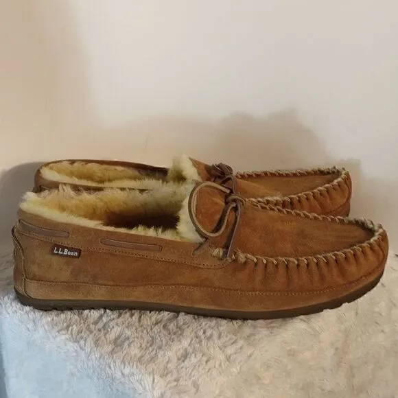 L.L.Bean Men's Fur Lined Moccasins