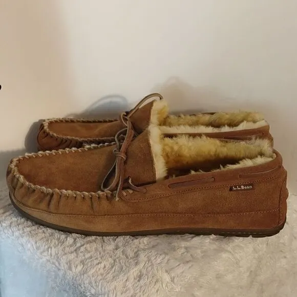 L.L.Bean Men's Fur Lined Moccasins