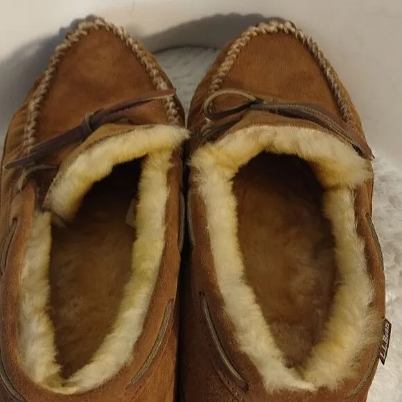 L.L.Bean Men's Fur Lined Moccasins