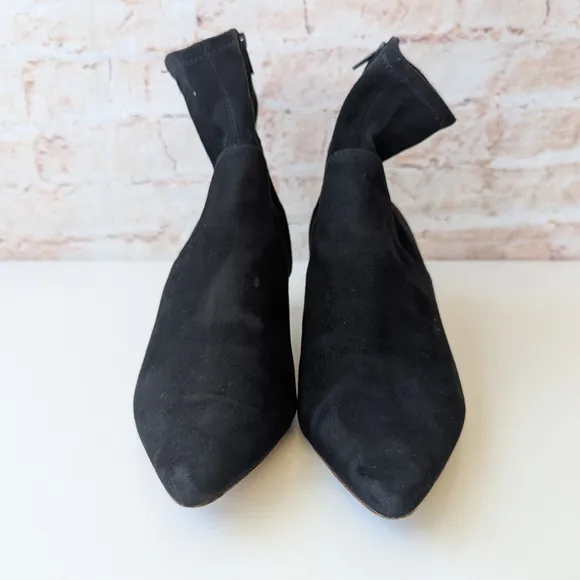 Loeffler Randall Black Heeled Boots with Elegant Silhouette