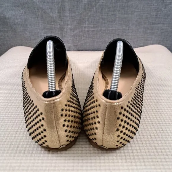 Loeffler Randall Size 9 B Leather Flats Women Pointy Toe Slip On