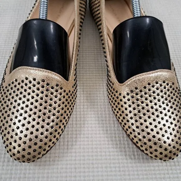 Loeffler Randall Size 9 B Leather Flats Women Pointy Toe Slip On