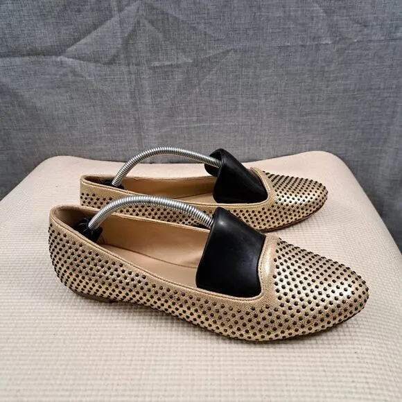 Loeffler Randall Size 9 B Leather Flats Women Pointy Toe Slip On