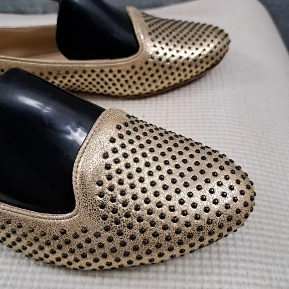 Loeffler Randall Size 9 B Leather Flats Women Pointy Toe Slip On