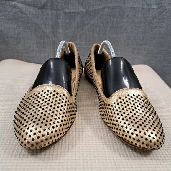 Loeffler Randall Size 9 B Leather Flats Women Pointy Toe Slip On