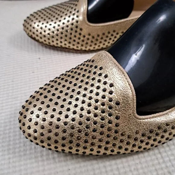 Loeffler Randall Size 9 B Leather Flats Women Pointy Toe Slip On