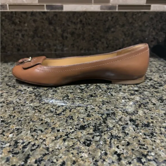 Longchamps leather ballerina flats