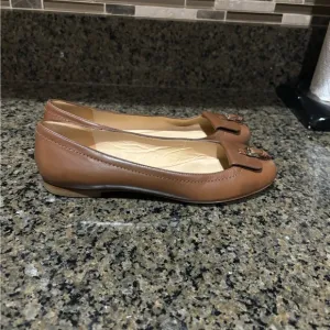Longchamps leather ballerina flats