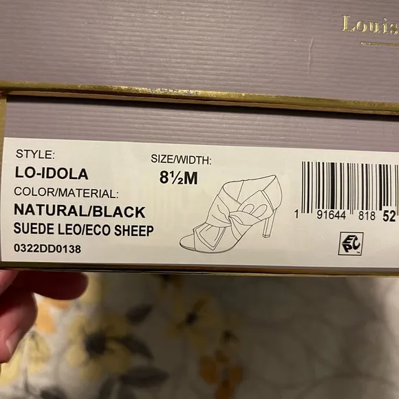 Louise et Cie -Lo-Idols  Open Toe Heeled Shoe Boots 8 1/2- New