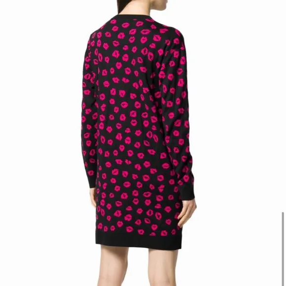 Love Moschino Kisses Jumper Sweater Dress
