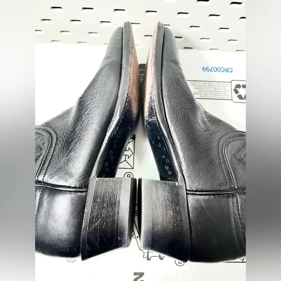 Lucchese Black Heeled Boots