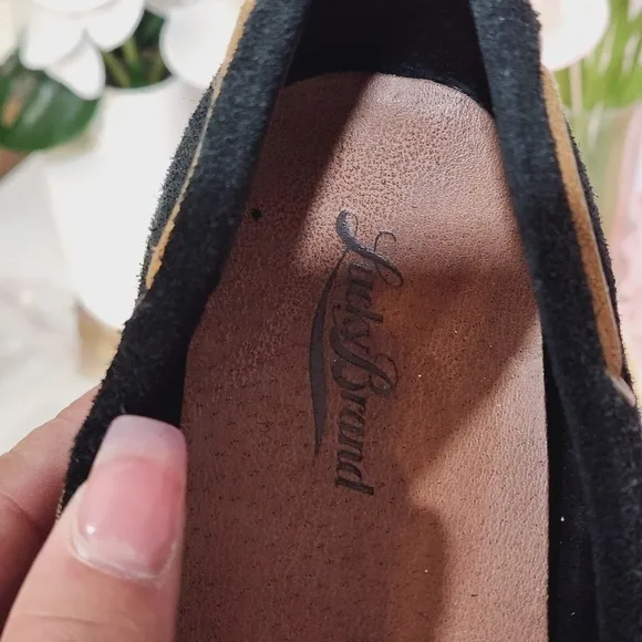 LUCKY Brand Abelle2 Leather Flats Moccasins Shoes Size 9M