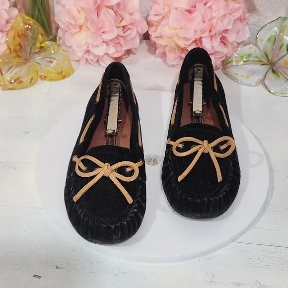 LUCKY Brand Abelle2 Leather Flats Moccasins Shoes Size 9M