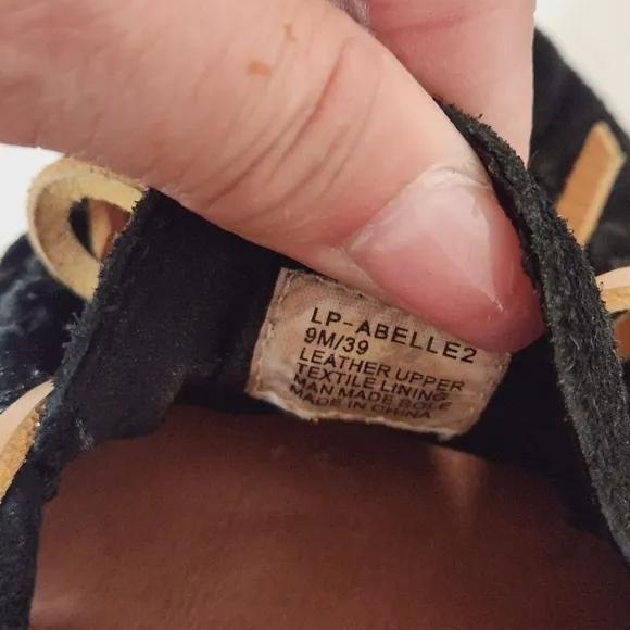 LUCKY Brand Abelle2 Leather Flats Moccasins Shoes Size 9M
