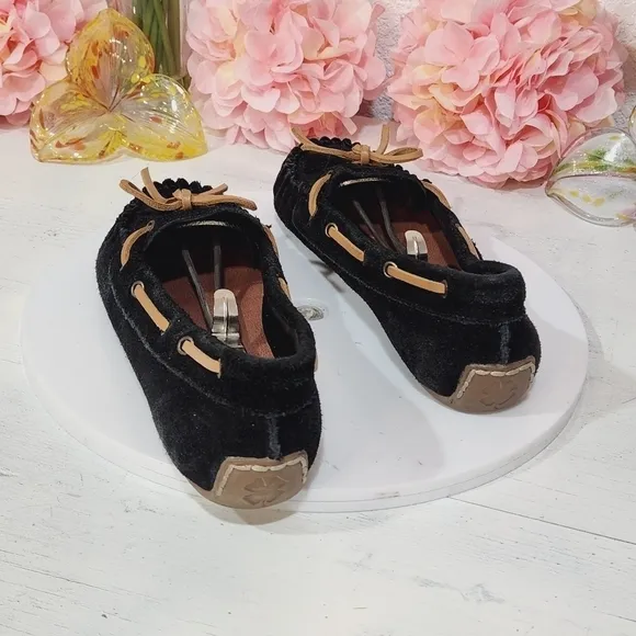 LUCKY Brand Abelle2 Leather Flats Moccasins Shoes Size 9M