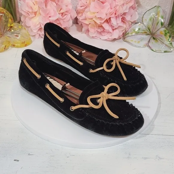 LUCKY Brand Abelle2 Leather Flats Moccasins Shoes Size 9M
