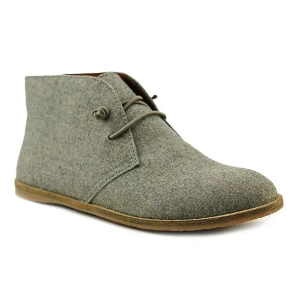 Lucky Brand Ashbee Lace up Canvas Chukka Boots in Brindle Flannel 6.5