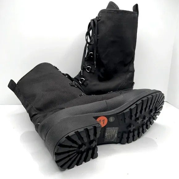 Lucky Brand military combat tall lace up lug sole women’s boots shoes