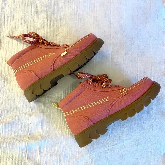 Lucy &amp; Yak x Kickers Lennon Hi boots in Rubia Pink