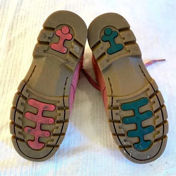 Lucy &amp; Yak x Kickers Lennon Hi boots in Rubia Pink