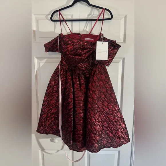 Mac Duggal 68622 - A-Line Bow Cocktail Dress NWT