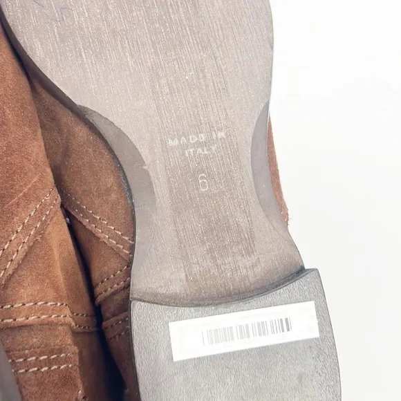 MADEWELL 1937 ARCHIVE Brown Suede Riding Boots size 6 NWOT